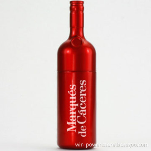 Wine Bottle USB Drive, Metal Flash Drive, Promotional Gift USB